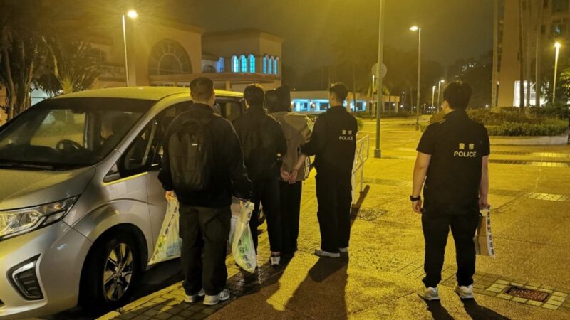 Hong Kong police arrest 4, seize HK.5 million of drugs including ‘space oil’