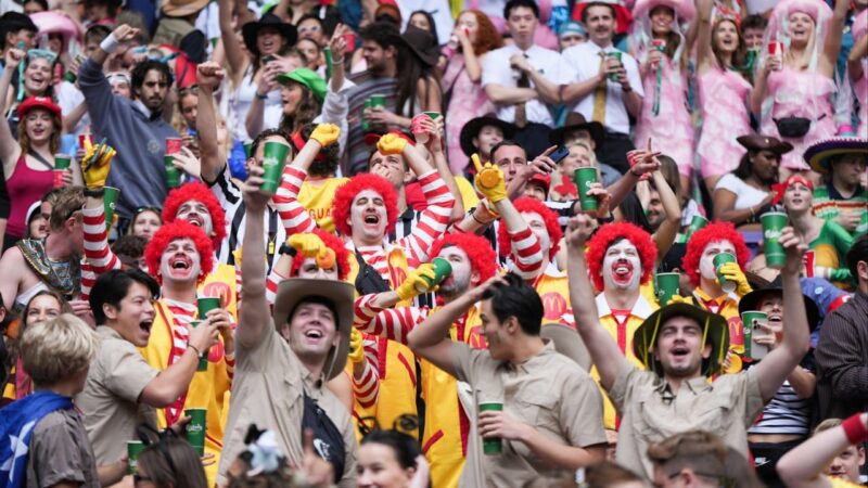 Hong Kong Sevens: South Stand in full swing with ‘impeccable’ party vibes