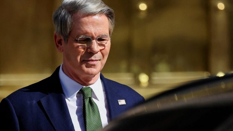 US Treasury chief says that tariff war with China is unsustainable and he expects it to ease