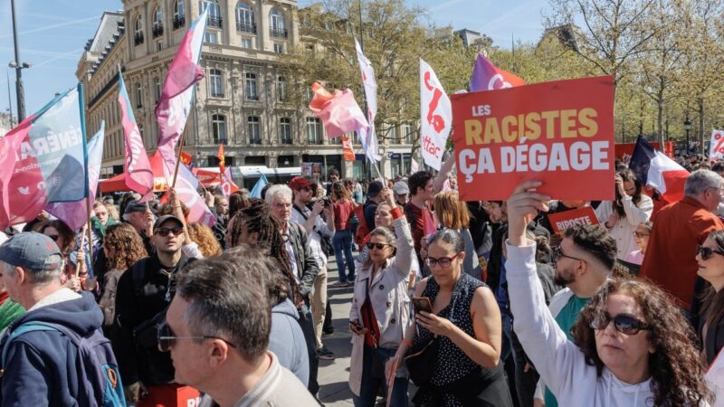 France’s far-right, left-wing rally after Le Pen conviction