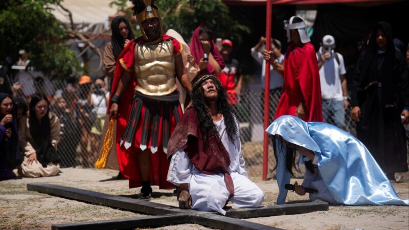 Philippine man nailed to cross for 36th time to mark Good Friday