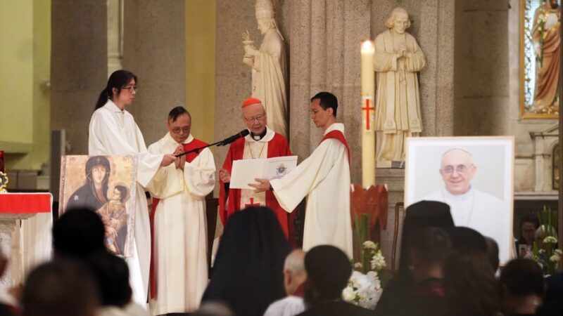 Pope Francis cared deeply for ‘church in China’, Hong Kong mourners hear