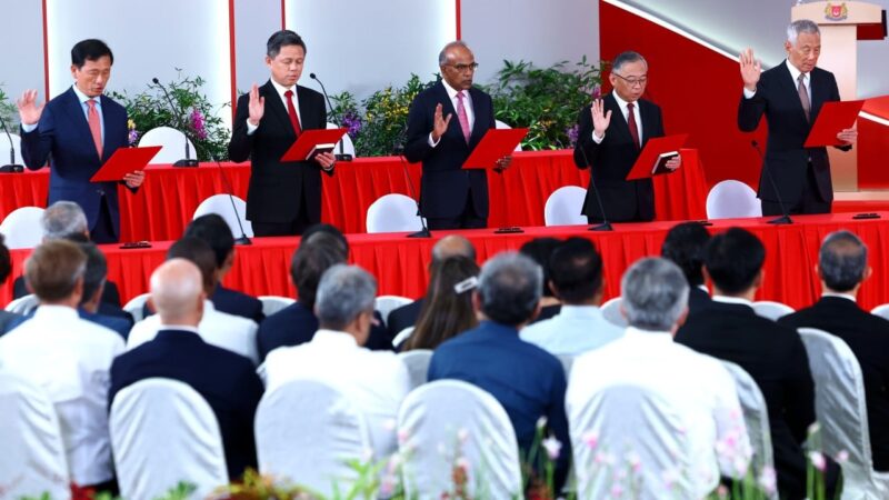 Singapore cabinet sworn in as PM Lawrence Wong vows to steer country through new world order