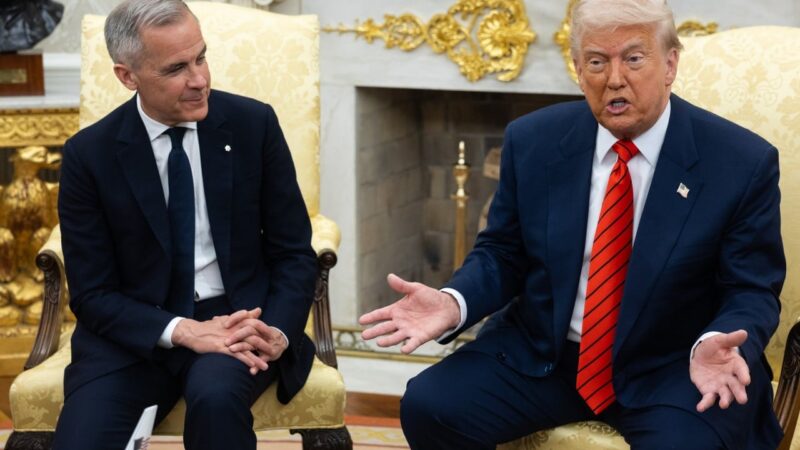 Trump meets new Canadian PM, who tells him  Canada is not for sale