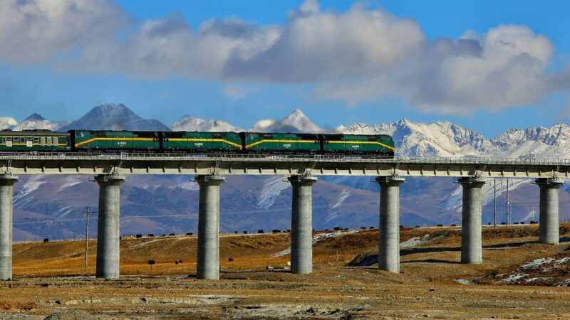 Where is the highest railway in the world?