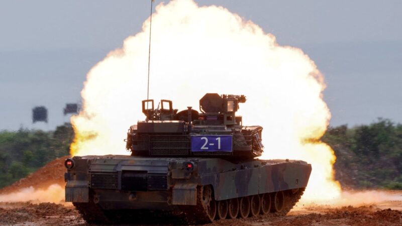 Taiwan debuts US-made Abrams tanks during live-fire drills as PLA flexes muscles