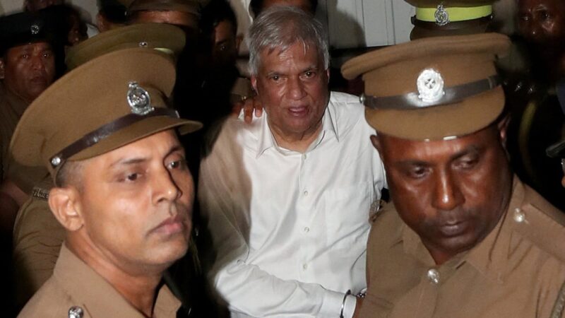 Sri Lanka’s ex-president rushed to intensive care after arrest
