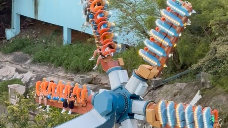 17 rescued after ‘Wild Twister’ ride at Hong Kong’s Ocean Park breaks down