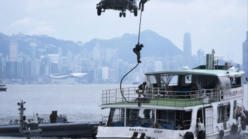 Hong Kong’s biggest counterterrorism drill ‘on the right track’, John Lee says