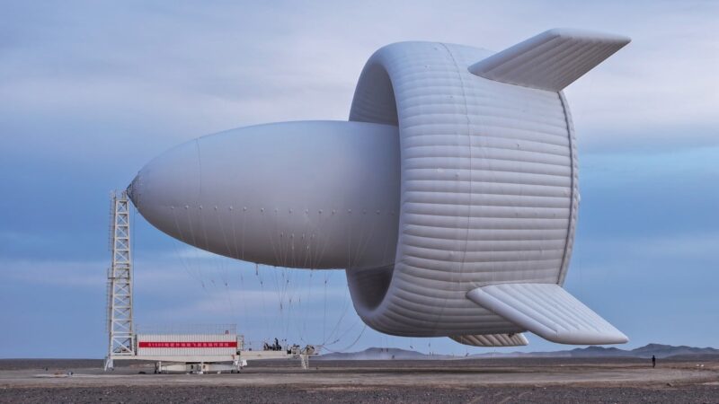 World’s most powerful flying wind turbine launched in western China