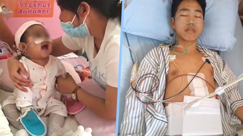 China dad donates liver part to save baby girl, recovers at home to save money