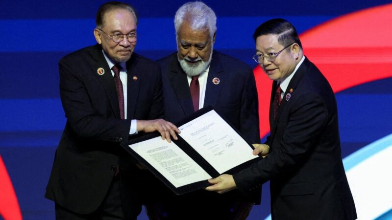 ‘This is history’: tears as East Timor completes journey into Asean