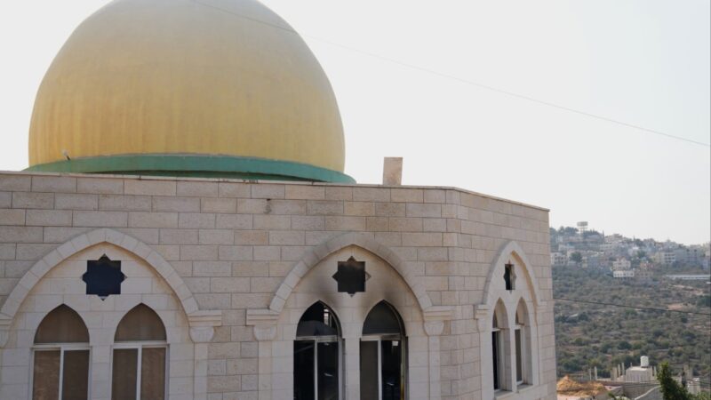Israeli settlers torch West Bank mosque sparking US concern