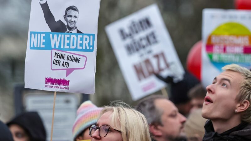 Thousands protest in Germany as far-right AfD party starts youth convention