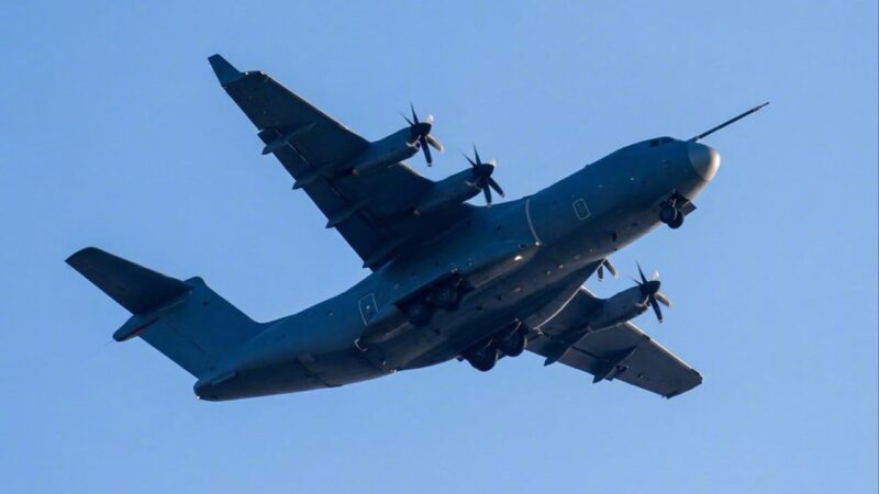 Are these the first pictures of China’s new military transport plane taking to the skies?