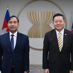 Secretary-General of ASEAN bids farewell to the Permanent Representative of the Kingdom of Cambodia to ASEAN