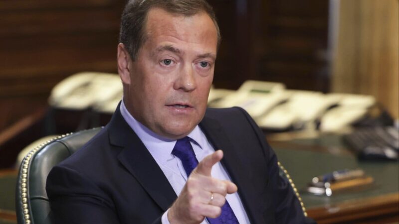 Russia’s Medvedev claims ‘Grim Reaper’ coming for Zelensky in vile threat to Ukraine leader