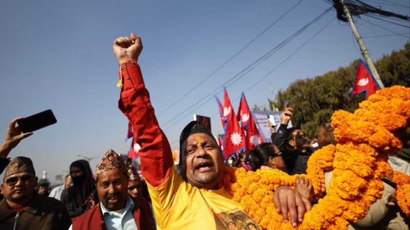 Nepal’s ex-king voices concern after protests as supporters rally