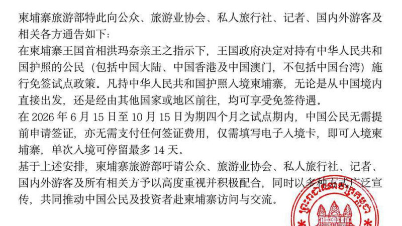免簽14天估計是想推動觀光產業了吧🥰🥰
