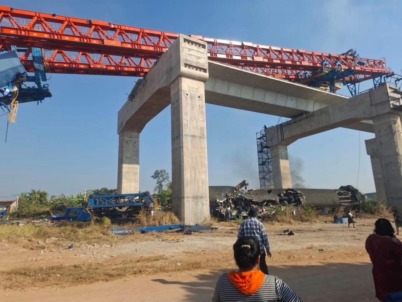 🇹🇭 泰国在建铁路事故 死亡人数升至22人

据泰国媒体