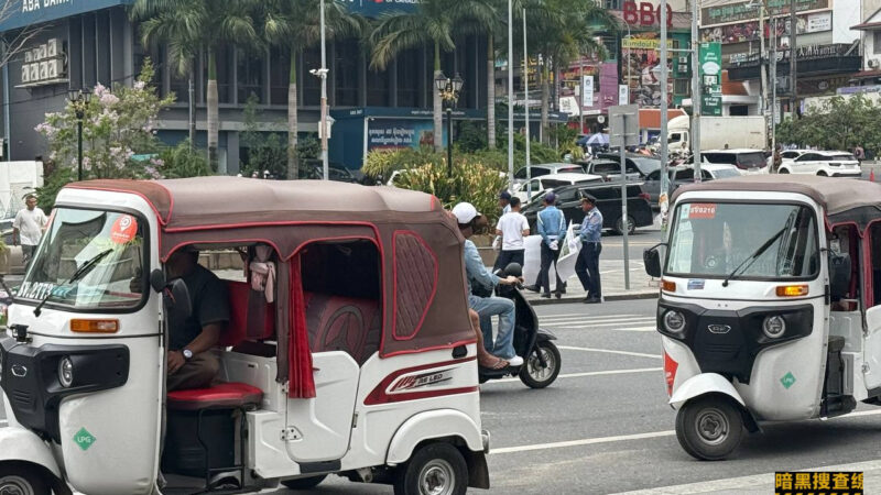 #西港

双狮转盘，嘟嘟车经过全都拦下来查