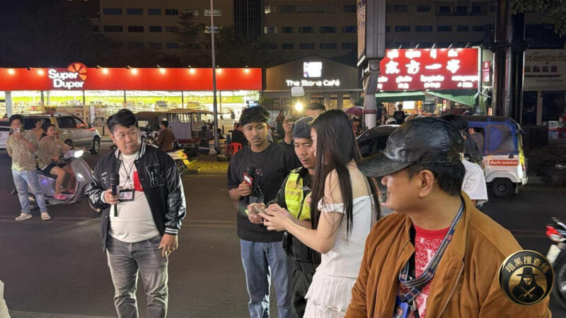 金边一名中国女子报案称在公寓电梯内遭同胞殴打，警方介入调查