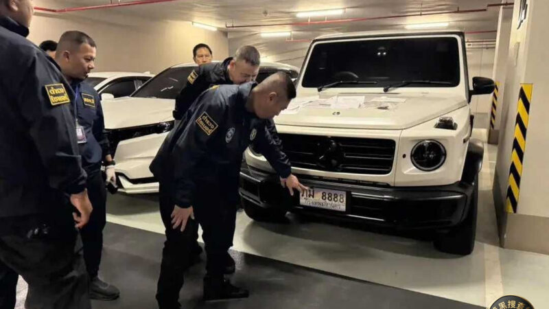 #网友爆料：2月16日，泰国高速公路警察局联合巴真府警方，在
