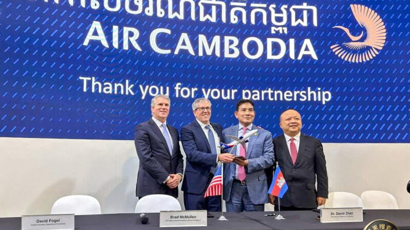 🇰🇭🇺🇸 柬埔寨与美国签署协议，购买20架波音飞机

2