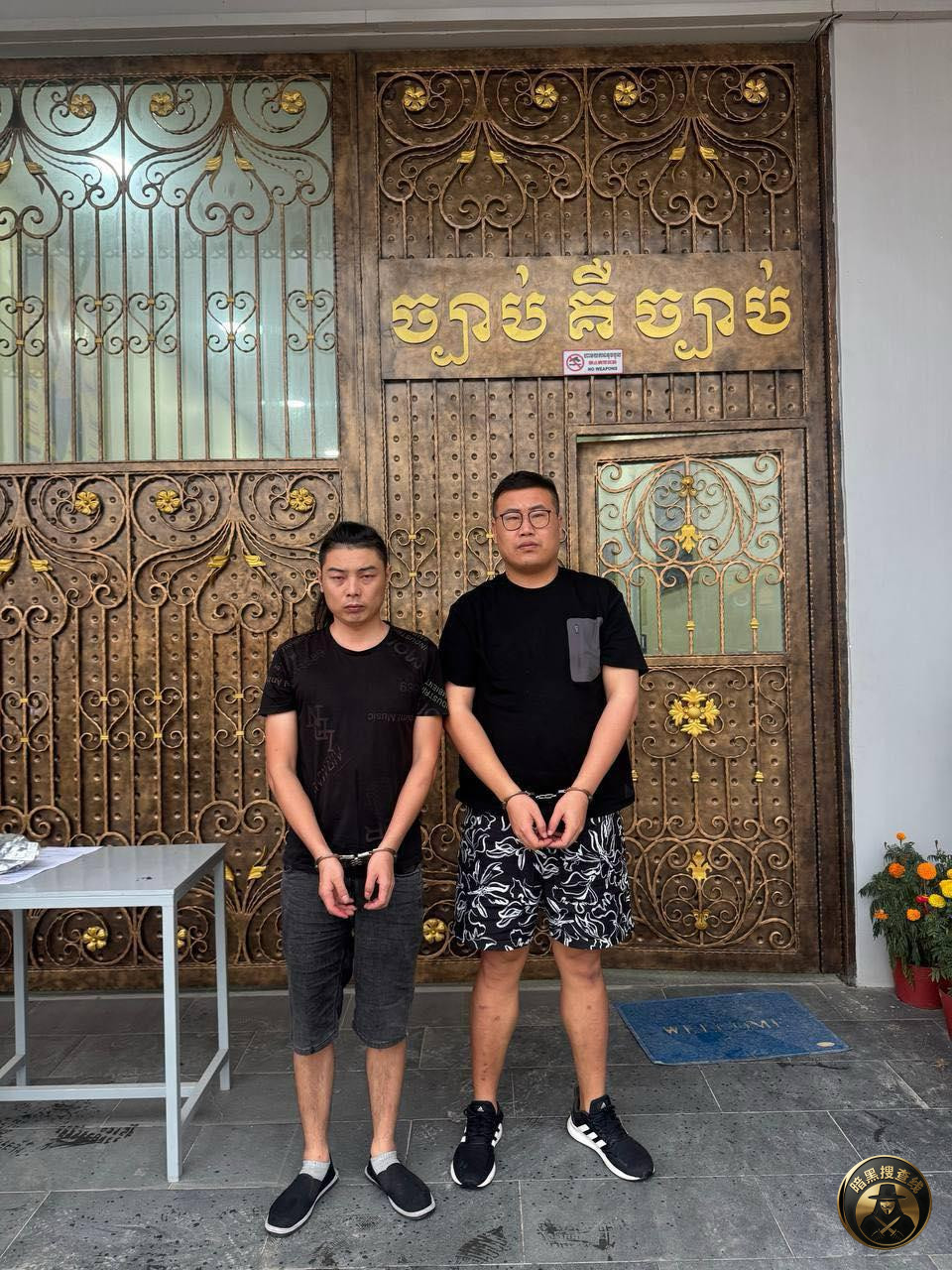 在钻石岛搞电诈，2名中国人被捕

2月27日，金边法院下
