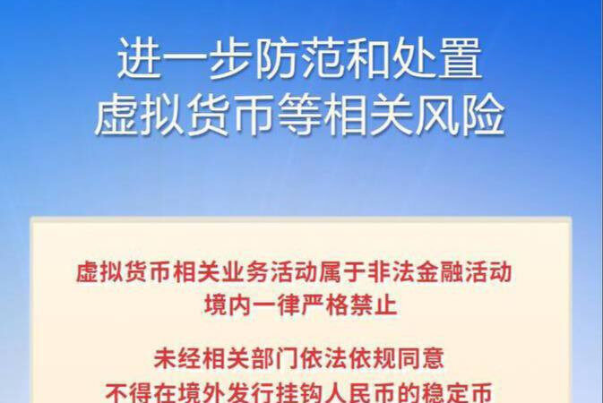 #行业相关 中国禁止在境外发行挂钩人民币的稳定币

中国