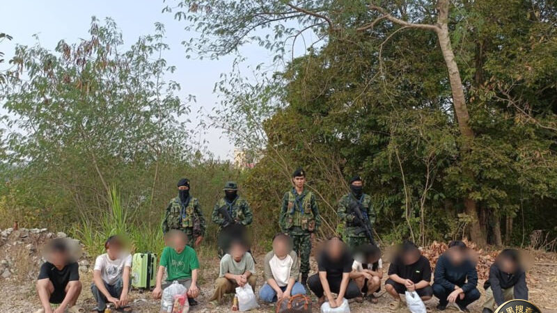 泰国逮捕10名从妙瓦底偷渡入境的中国人

#泰国新闻：2