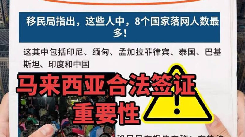 🇲🇾 马来西亚签证提醒｜2026年最新执法数据

202
