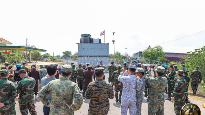 驻柬武官团实地视察卜迭棉芷边境：评估泰军袭击影响及停火现状