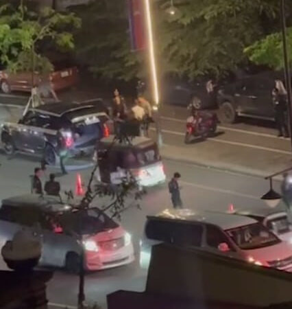 #群友反馈：🇰🇭西港星汇现在有好多宪兵查车查证件，特别是星汇