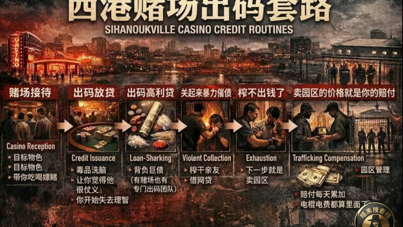 赌场“出码”套路，其实是一条流水线

很多人以为去赌场只