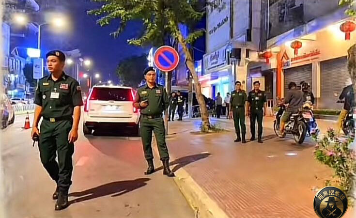 #网友投稿：最近柬埔寨现状 金边路上👮设卡少了很多