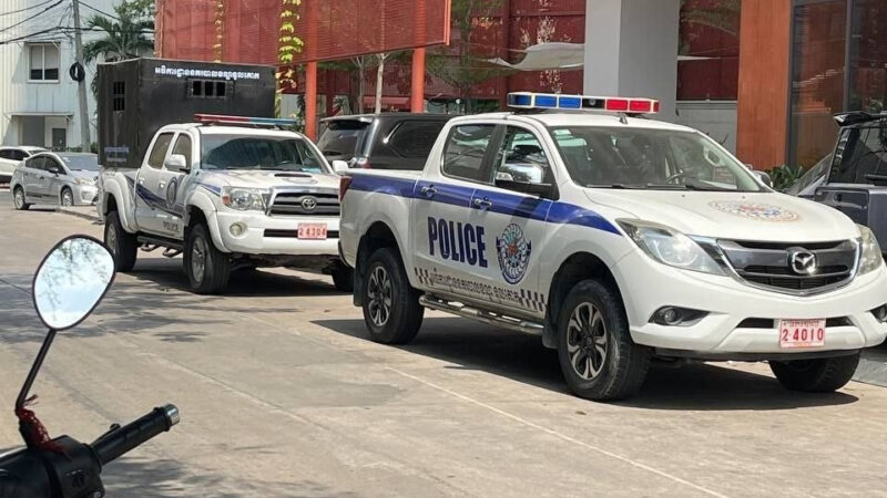 #金边突发：警方突袭了金边市吐谷区的一栋网络公司大楼，逮捕了