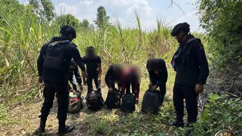 4名缅甸人企图偷渡泰国，于马莱县落网

尽管柬泰边境局势