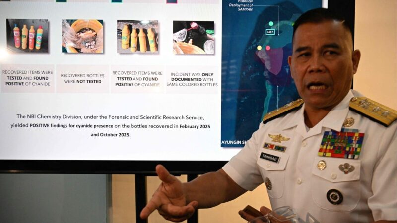 Philippines rejects China’s claim it ‘staged’ cyanide evidence at disputed shoal