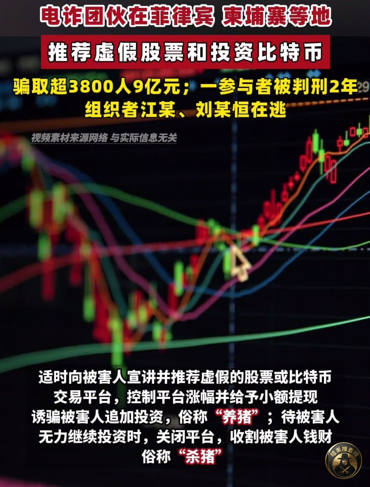 推荐虚假股票和投资比特币,电诈团伙骗取3800余人9亿元!一 推荐虚假股票和投资比特币,电诈团伙骗取3800余人9亿元!一