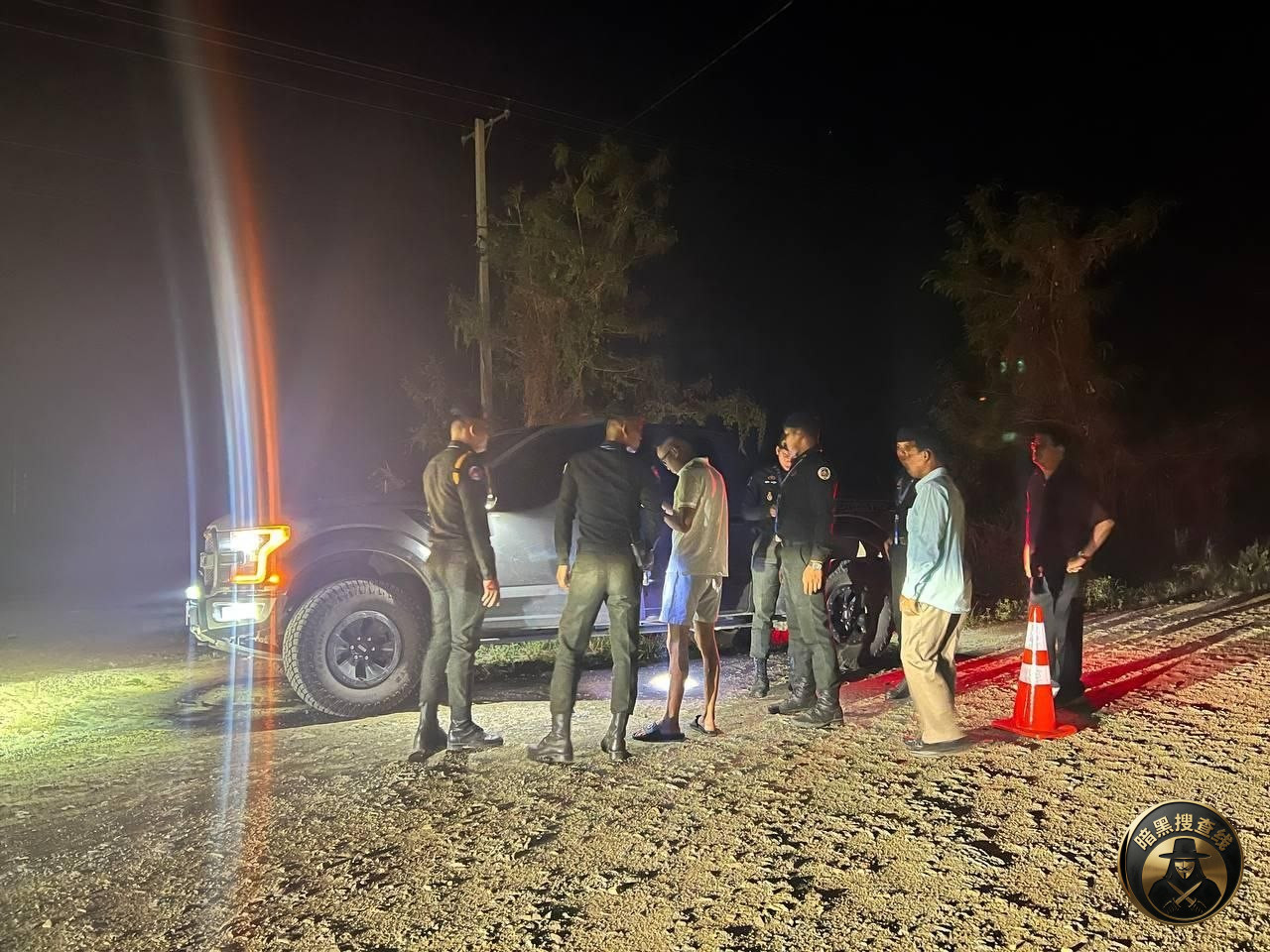昨晚，拜林跨部门联合行动围堵非法外籍人员

昨晚，根据拜