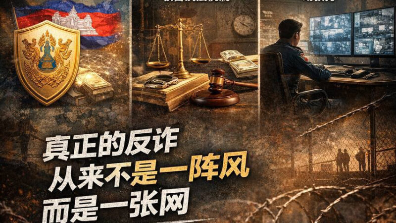 #网友分享 现在的柬埔寨反诈，已经进入一个关键节点

从