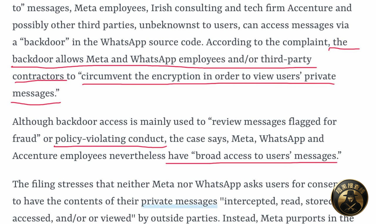 Telegram 创始人杜罗夫最近再度发文称 #WhatsA Telegram 创始人杜罗夫最近再度发文称 #WhatsA