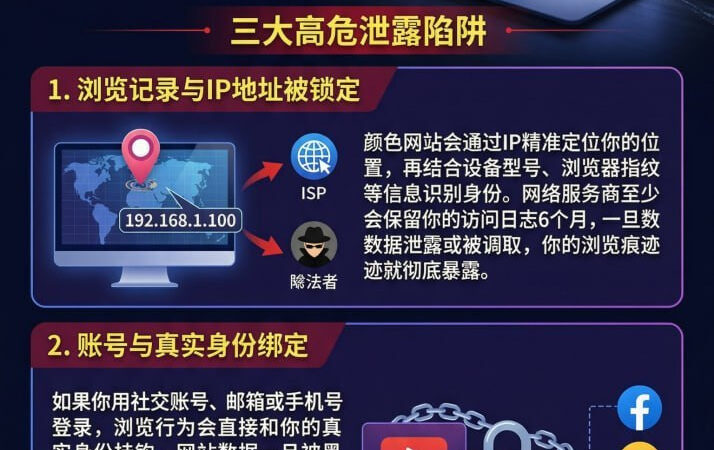 #深夜偷偷浏览颜色网站，以为没人知道？你的隐私早已全程暴露！