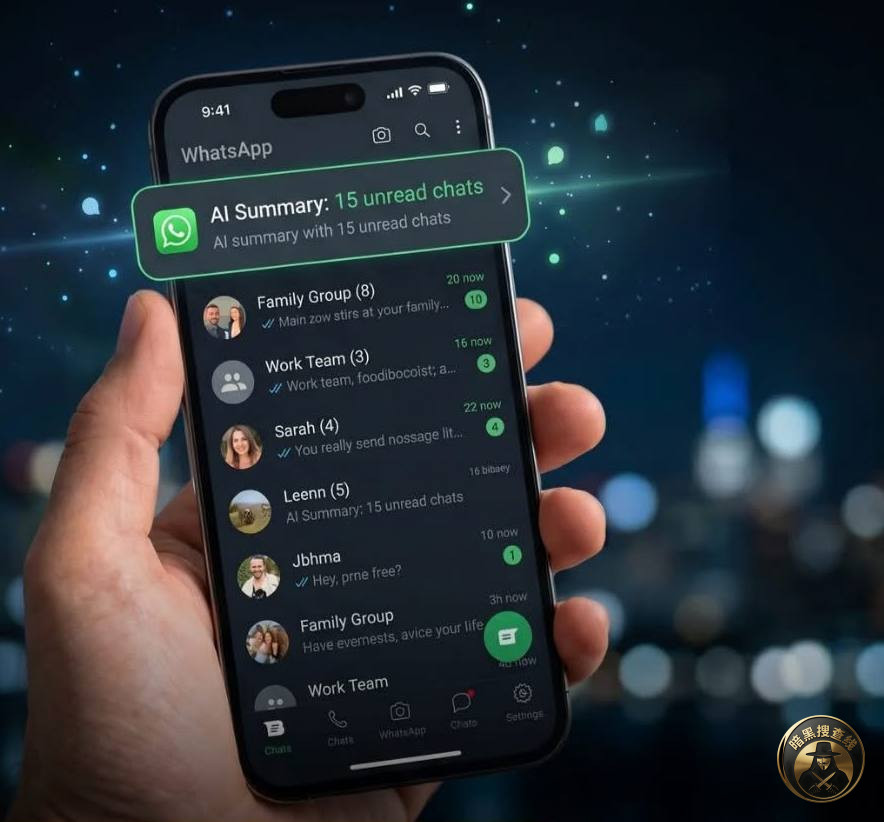 #WhatsApp测试AI未读摘要功能:可快速总结私聊和群聊 #WhatsApp测试AI未读摘要功能:可快速总结私聊和群聊