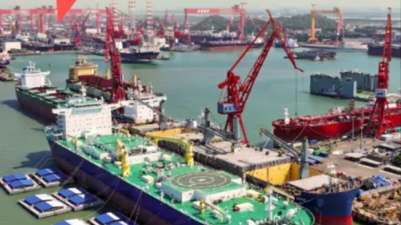Is China building the world’s largest naval support ship?
