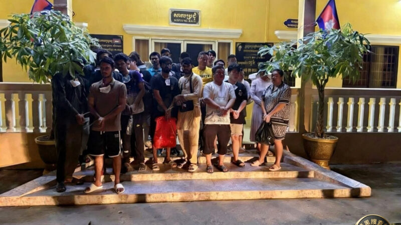 🇰🇭木牌环球商业广场抓捕最新消息：昨天下午木牌抓捕111名涉