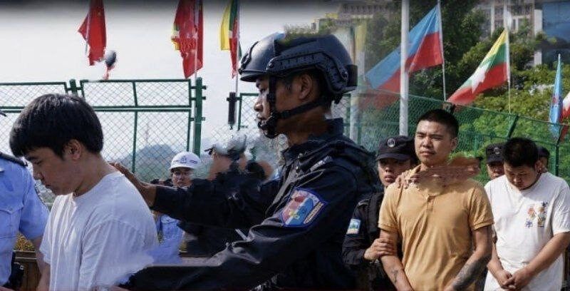 #缅甸资讯  缅甸佤邦再抓49名中国籍涉诈人员：藏身边境搞电