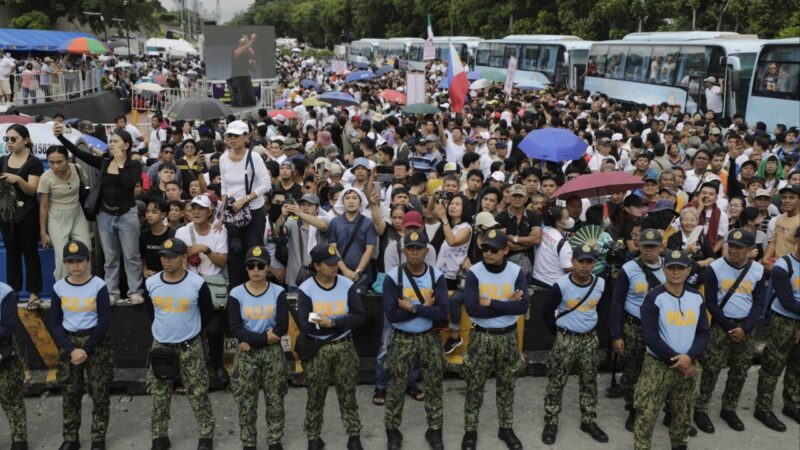 Philippine religious group challenges Marcos, seeks to shield senator over probe