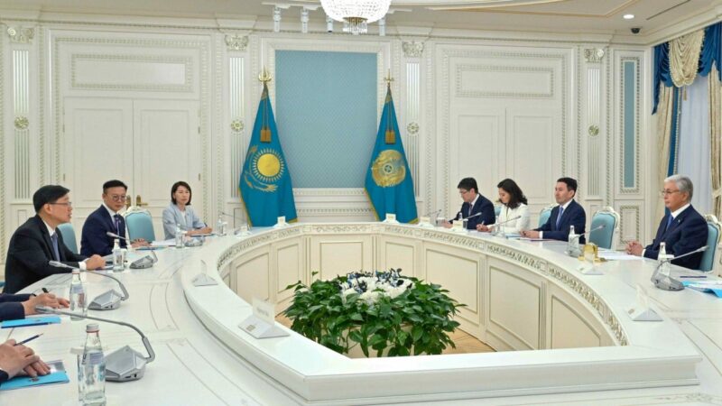 Make use of Hong Kong’s advantages, John Lee urges Kazakhstan leaders, companies